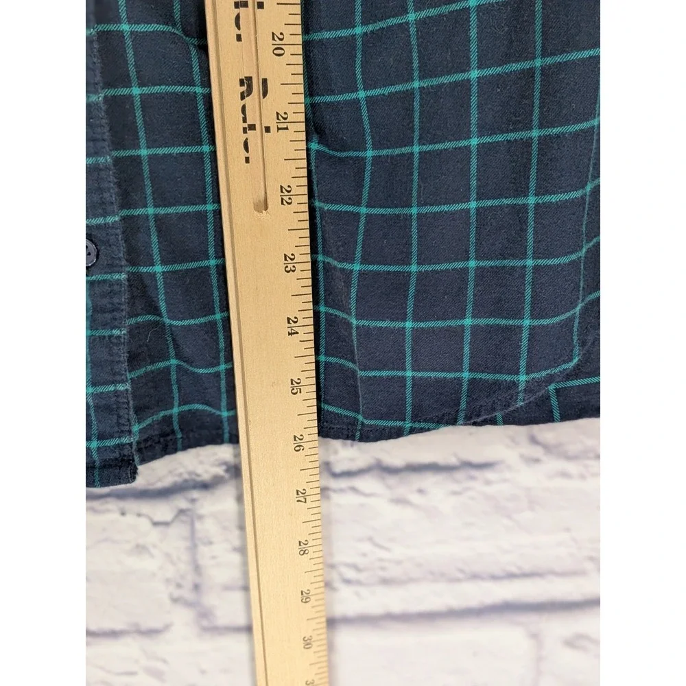SCOTTISH TARTAN Banana SM Republic‎ Classic Fit Women Plaid Long Button Flannel